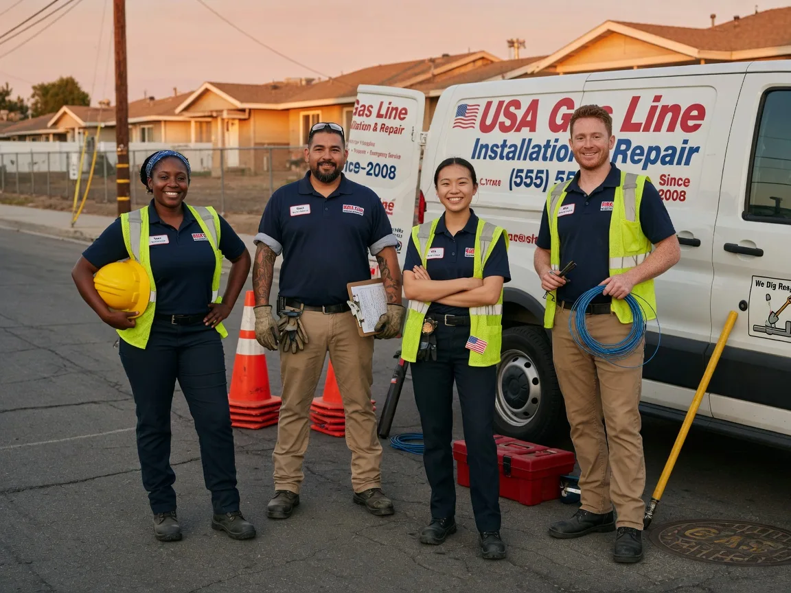 Gas Line Installation company in Schriever, LA